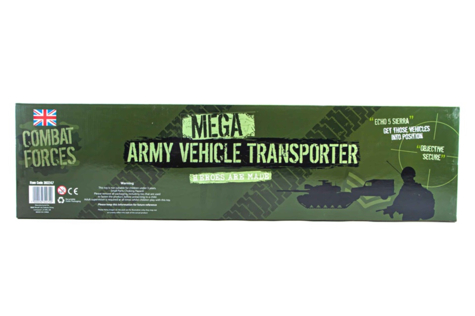 Mega Camion Militar cu Trailer și 2 Tancuri, 96cm 