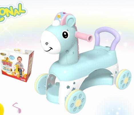 Căluț Acționat cu Picioarele cu Lumini și Sunete, max 30kg