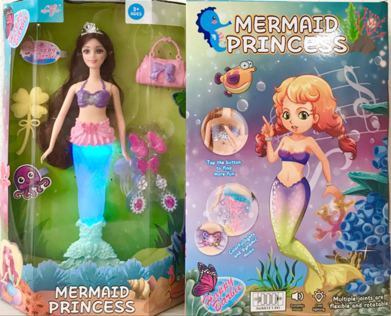 Sirena Muzicală cu Lumini, Gentuță și Bijuterii