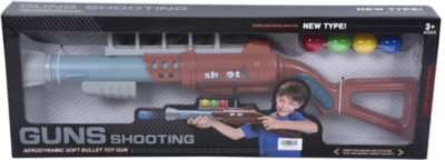 Pușca cu Aer Comprimat cu Bile Moi, 57cm | image