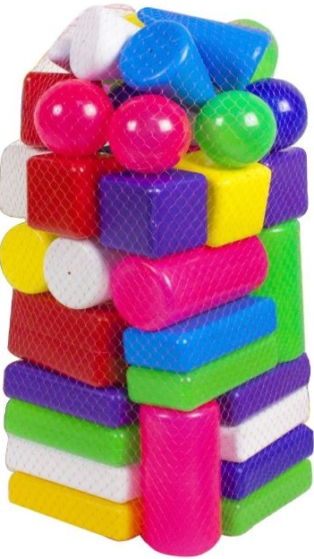 Set de Construcție cu Forme Geometrice Colorate  | image