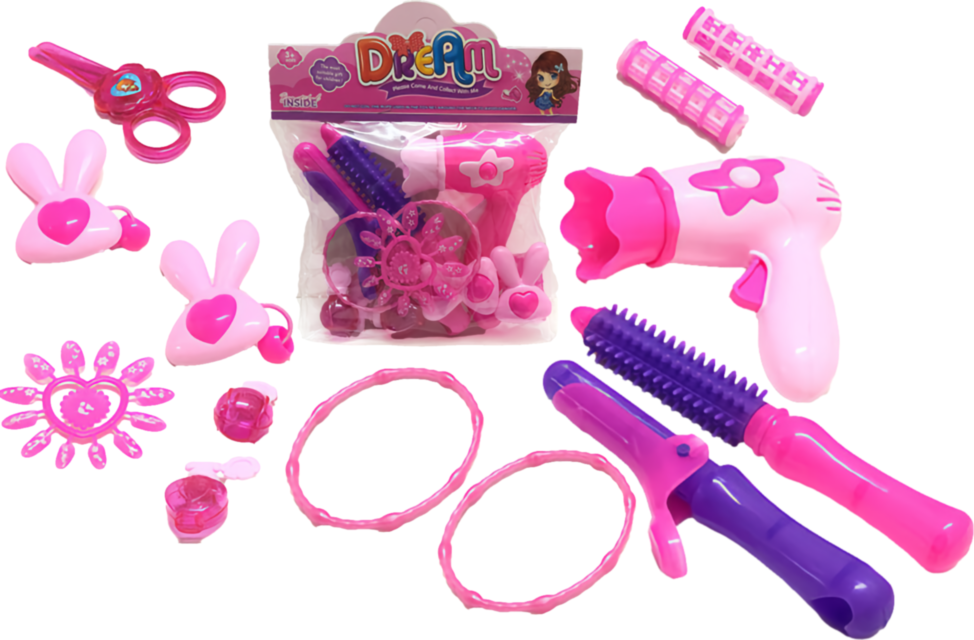 Set Coafor cu Uscător și Accesorii de Aranjat Părul