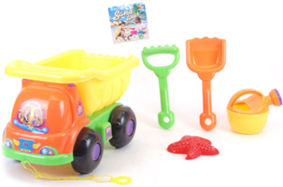 Camion cu 4 Accesorii de Nisip, cm  | image