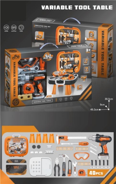Mega Trusa Bormașină Electrică cu Scule și Unelte de Construcție