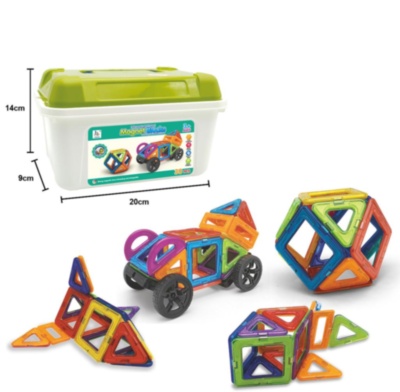 Set de Construcție Magnetic 30 Piese   | image