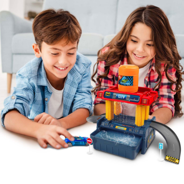 Set Spălătorie Auto Interactivă – Schimbare de Culoare cu Tehnologia Termică