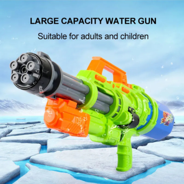 Super Pistol cu Apă de 69 cm, Capacitate Mare (culoare aleatorie)