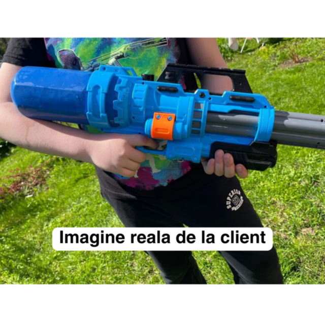 Super Pistol cu Apă de 69 cm, Capacitate Mare (culoare aleatorie)