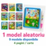 Carte reutilizabilă de colorat cu apă și pix inclus