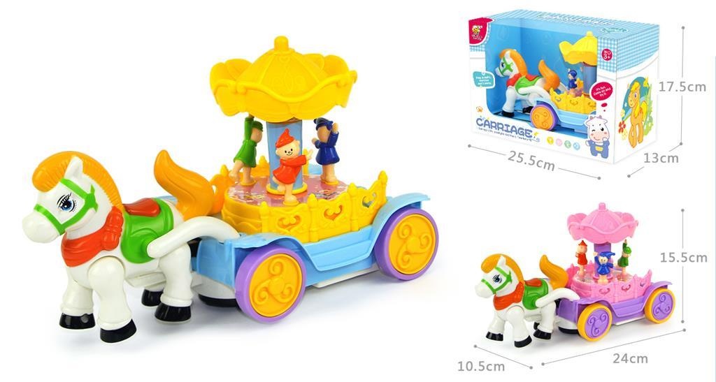 Caleașcă Muzicală cu Căluț care Merge, Sunete și Lumini