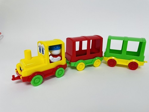 Trenuleț cu Două Vagoane, 32cm