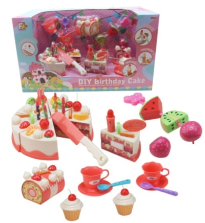 Tortul Aniversar de Fructe cu Lumânare Muzicală care Poate fi Suflată | image