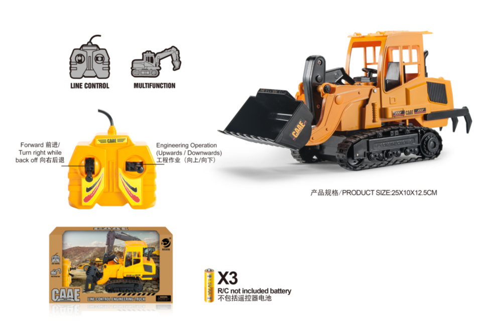 Buldozer pe Șenile cu Telecomandă