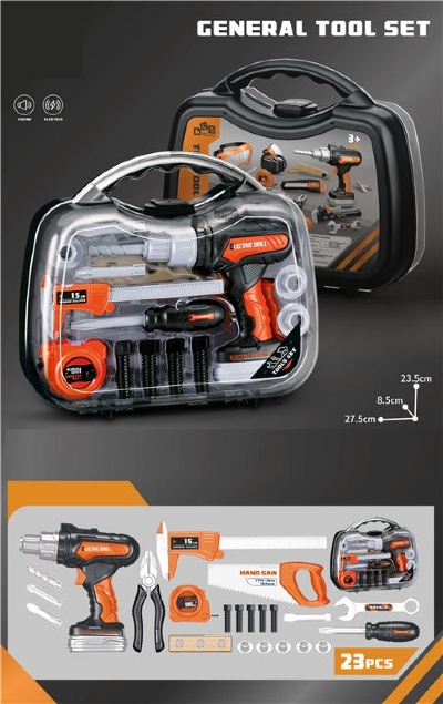 Trusa Bormașină Electrică cu Scule și Unelte de Construcție | image