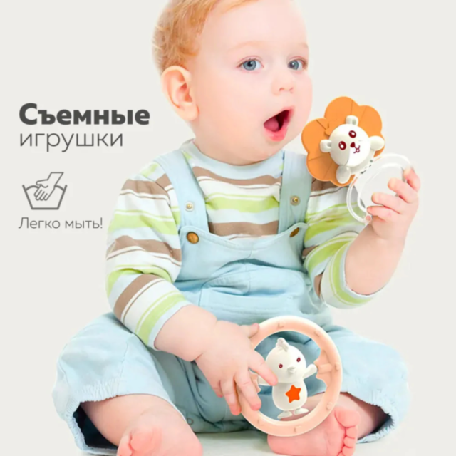 Carusel Muzical cu Proiector și Jucării Zornăitoare