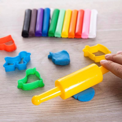 Set Plastilină Colorată cu Forme și Accesorii | image