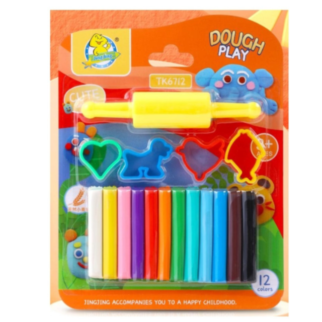 Set Plastilină Colorată cu Forme și Accesorii