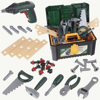 Set de Scule pentru Copii cu Cutie și Bormașină Electrică | image