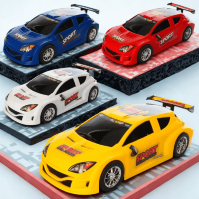 1buc. Mașinuță Sport cu Mecanism Inerțial (culoare aleatorie) | image