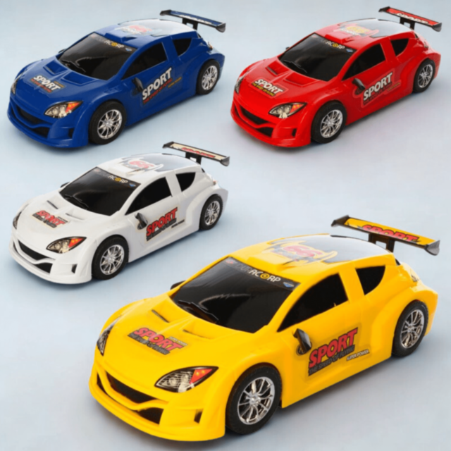 1buc. Mașinuță Sport cu Mecanism Inerțial (culoare aleatorie)