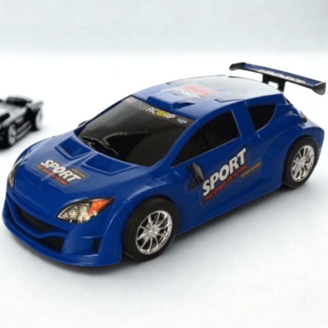 1buc. Mașinuță Sport cu Mecanism Inerțial (culoare aleatorie)