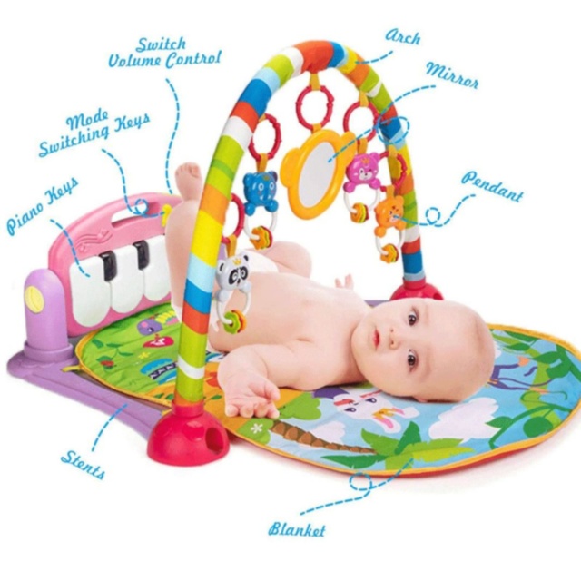 Centru de Joacă Muzical cu Pian pentru Bebeluși