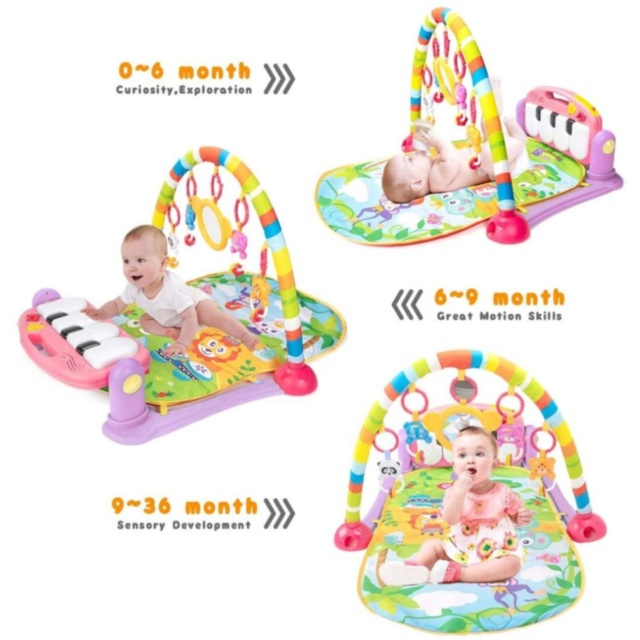 Centru de Joacă Muzical cu Pian pentru Bebeluși