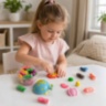 Set plastilină copii cu 12 culori și 2 forme