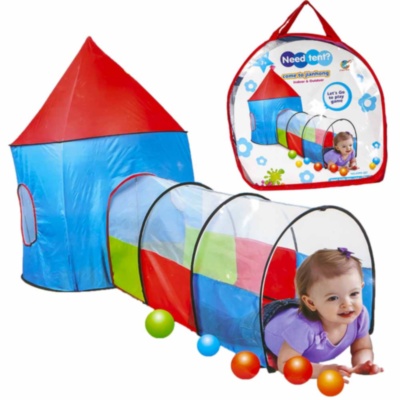Cort cu Tunel 225x105x140 cm   | image