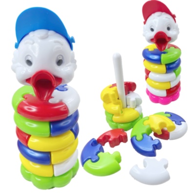 Piramida Puzzle Rățușca Multicoloră, 28cm  | image