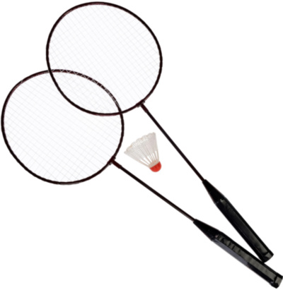 Set 2 Rachete Badminton cu Fluturaș | image