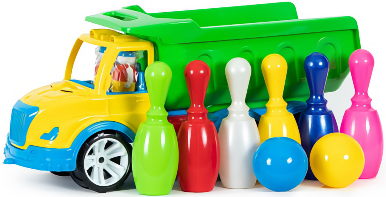 Camion Încărcat cu Popice pentru Bowling, 53cm  