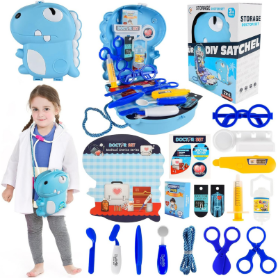 Set Doctor pentru Copii cu Rucsac Dinozaur – Joc de Rol Interactiv | image