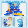 Set Doctor pentru Copii cu Rucsac Dinozaur – Joc de Rol Interactiv
