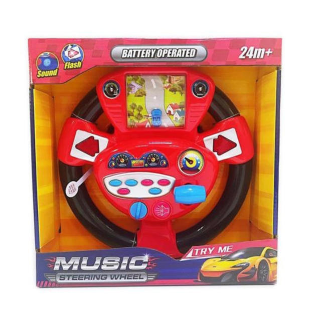 Volan Interactiv cu Sunete și Lumină pentru Copii