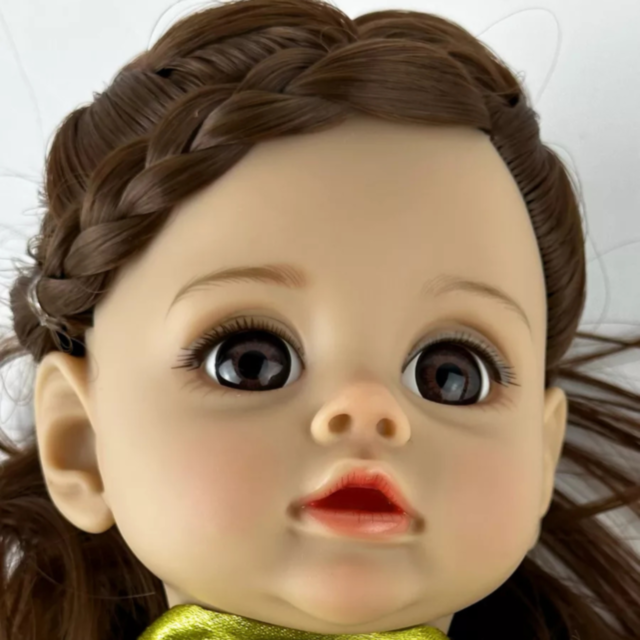 Păpușă Reborn Interactivă de 35 cm cu Corp Textil și Voce 