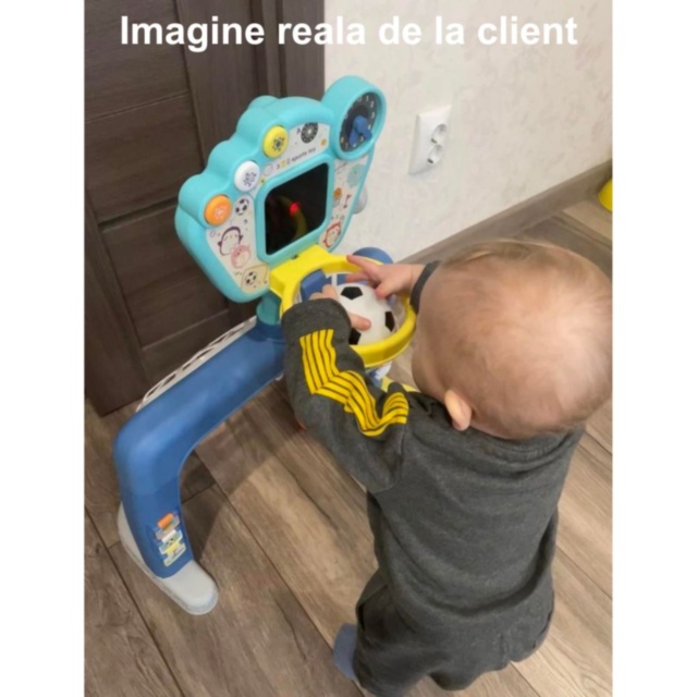 Set sportiv 3 în 1 pentru copii mici - Baschet, Fotbal și Golf 