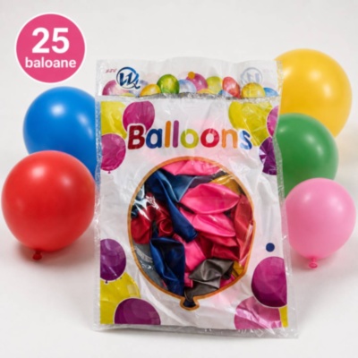 Set 25 baloane colorate pentru petreceri copii | image