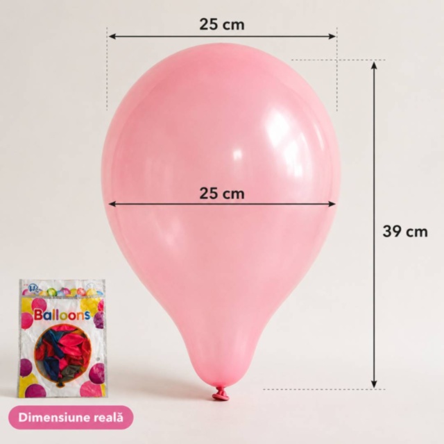 Set 25 baloane colorate pentru petreceri copii