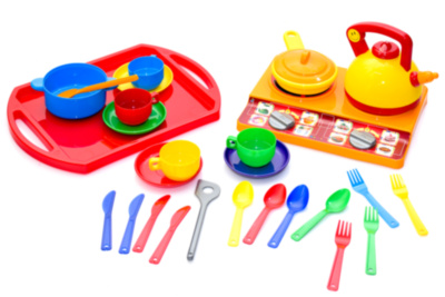 Set de Tacâmuri cu Aragaz și Tăviță 24 Accesorii | image