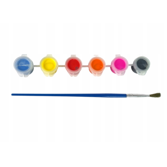 Set de ceai din ceramică pentru pictat, 15 piese