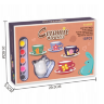 Set de ceai din ceramică pentru pictat, 15 piese