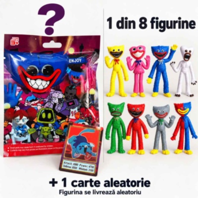 Figurină surpriză Huggy Wuggy cu carte de colecție | image
