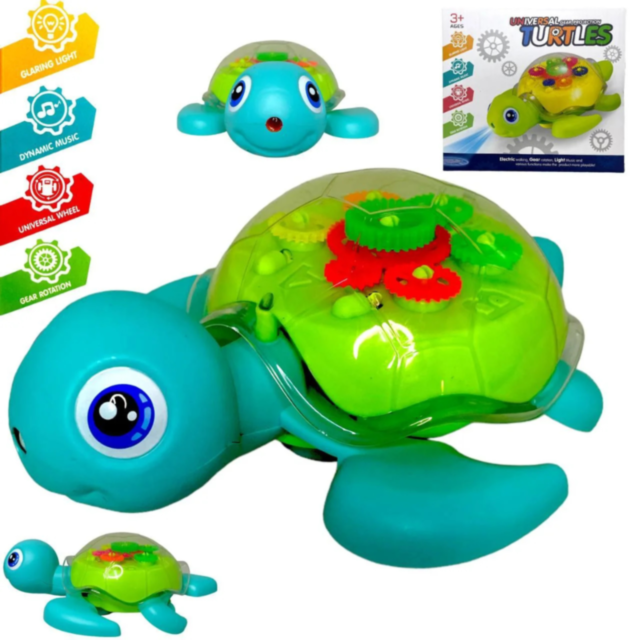 Broască Țestoasă Interactivă cu Lumini și Muzică