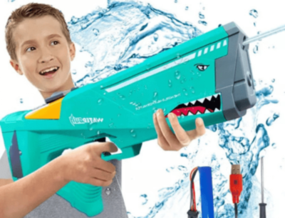 Pistol Electric cu Apă Reîncărcabil – Jet Puternic până la 12m, 550ml (culoare aleatorie) | image