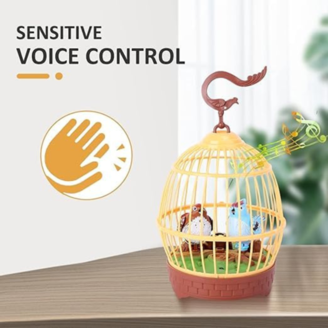 Colivie Interactivă cu Păsărele și Control Vocal