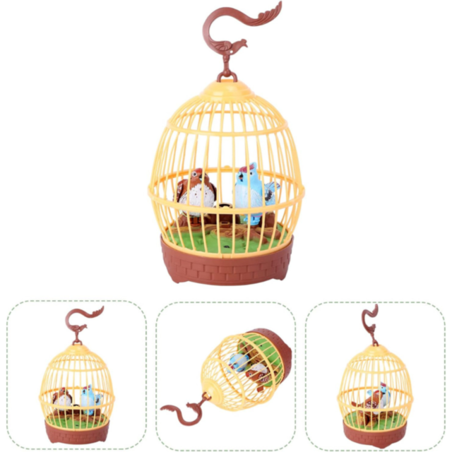 Colivie Interactivă cu Păsărele și Control Vocal