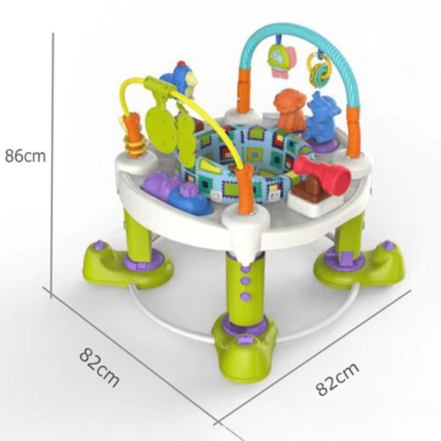 Centru de Activități 5 în 1 pentru Bebeluși cu Salteluță, Masă Interactivă și Mers Asistat