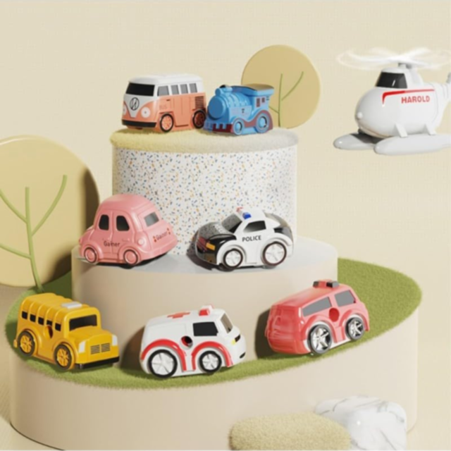 Set Parcare Etajată cu Lift și Mașinuțe Interactive