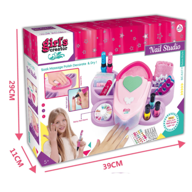 Set Manichiură și Pedichiură pentru Fetițe cu Accesorii